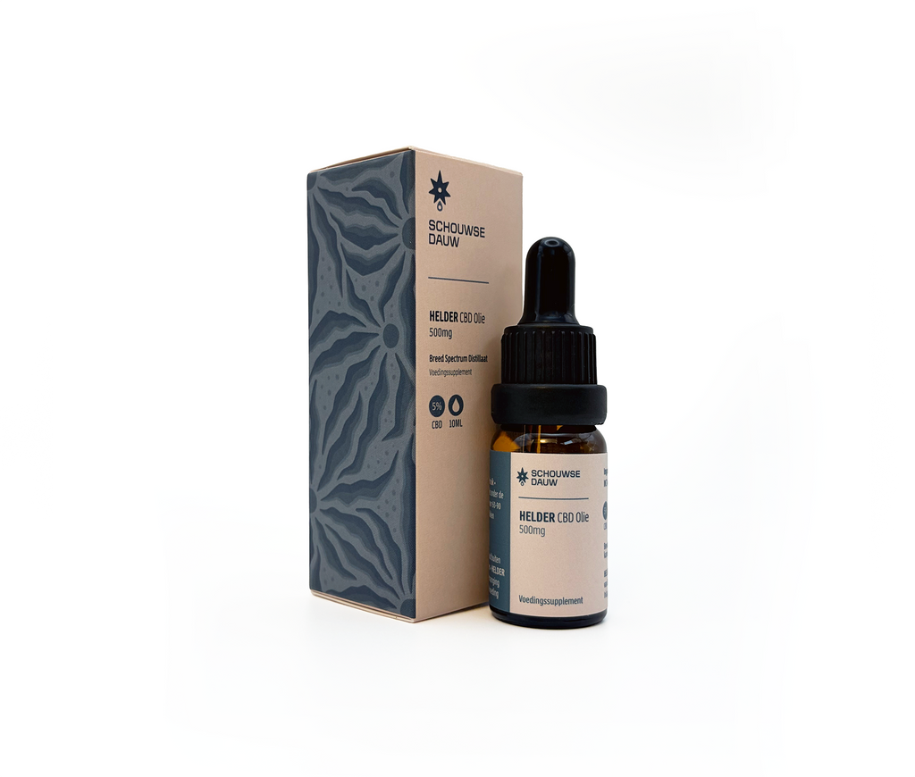 HELDER • CBD Olie 5% Breedspectrum | Mild & Zuiver | 10ml | 500 mg