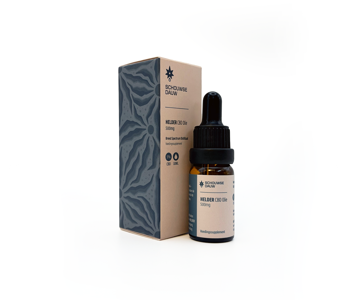 HELDER • CBD Olie 5% Breedspectrum | Mild & Zuiver | 10ml | 500 mg