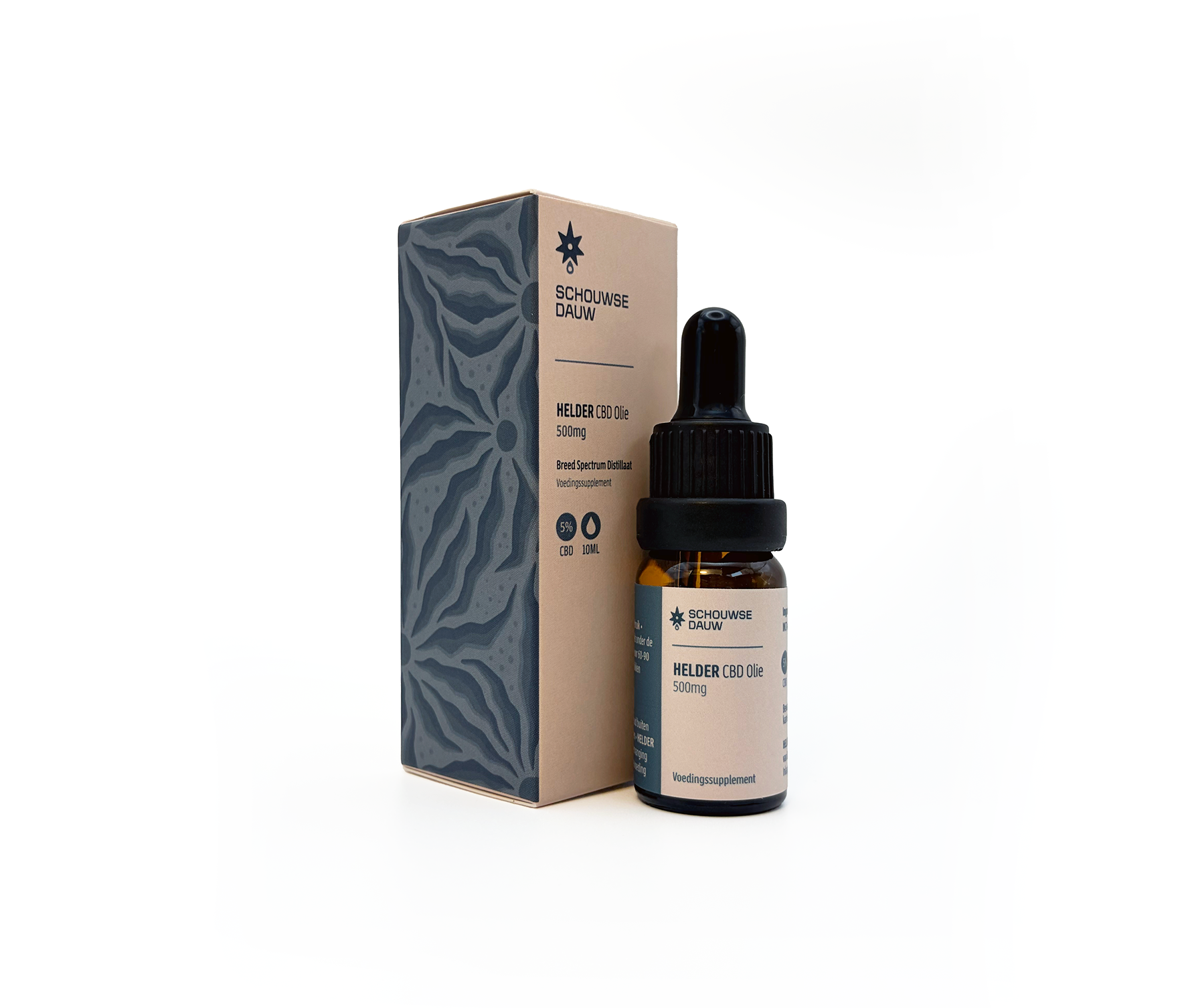 HELDER • CBD Olie 5% Breedspectrum | Mild & Zuiver | 10ml | 500 mg